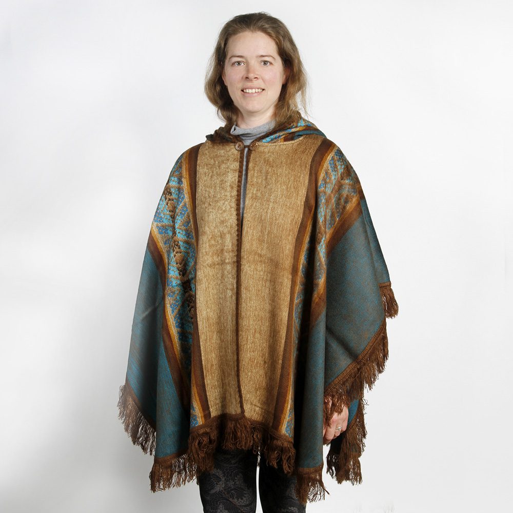 Alpaca Hooded Ponchos
